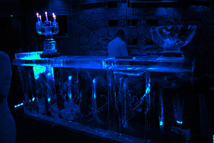 Bar de glace pour CMED / Tignes